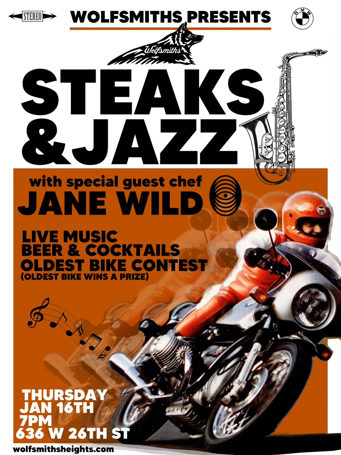 Jazz & Steak | January 16 | Pre-Sale