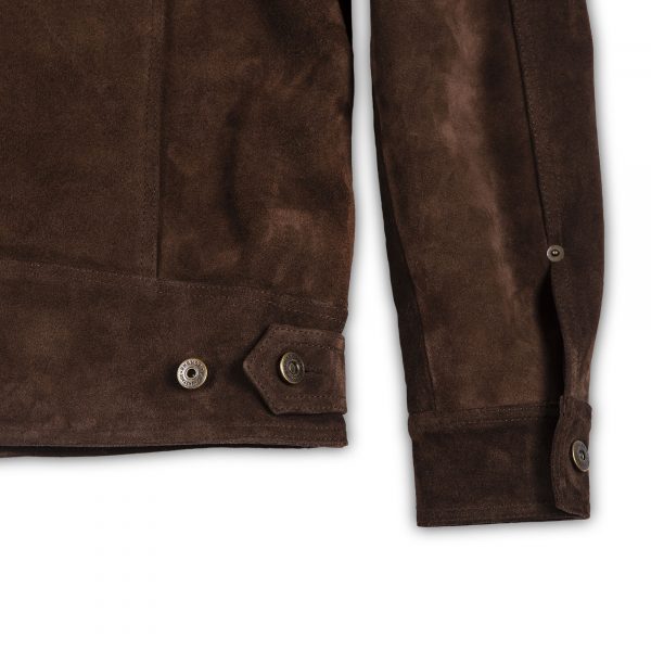 Terracotta Brown Suede Jacket | Shangri-La Heritage