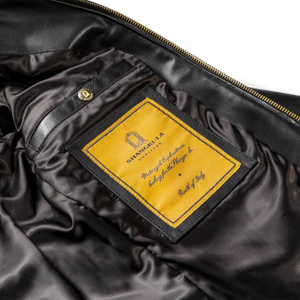 Varenne Black Leather Jacket | Shangri-La Heritage